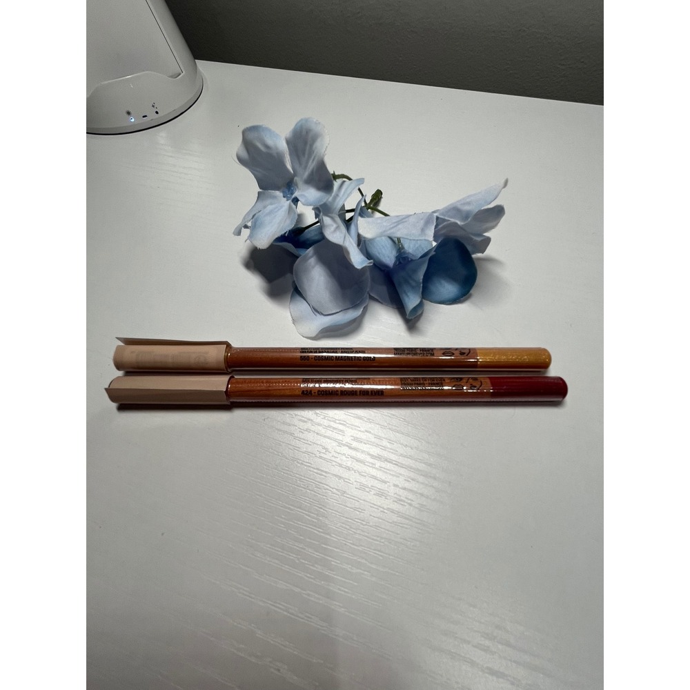 Make Up For Ever Pencil Set 550 Cosmic Gold 424 Cosmic Rouge For‎ Ever